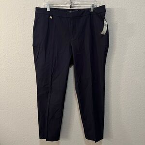 NWT Lauren Ralph Lauren Navy Capri/Slacks size 14W